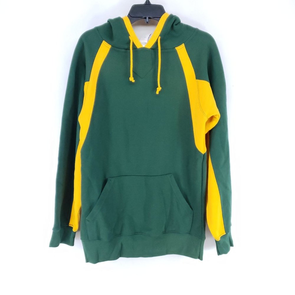 Badger Hoodie Men's Sz XS Green Yellow